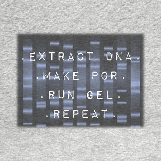 DNA PCR Gel Repeat - Genetics Molecular Biology by MoPaws